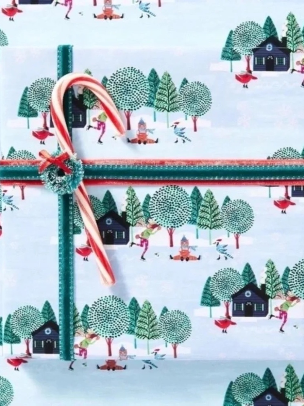 NWT 2 Rolls Anthropologie Holiday Gift Wrap